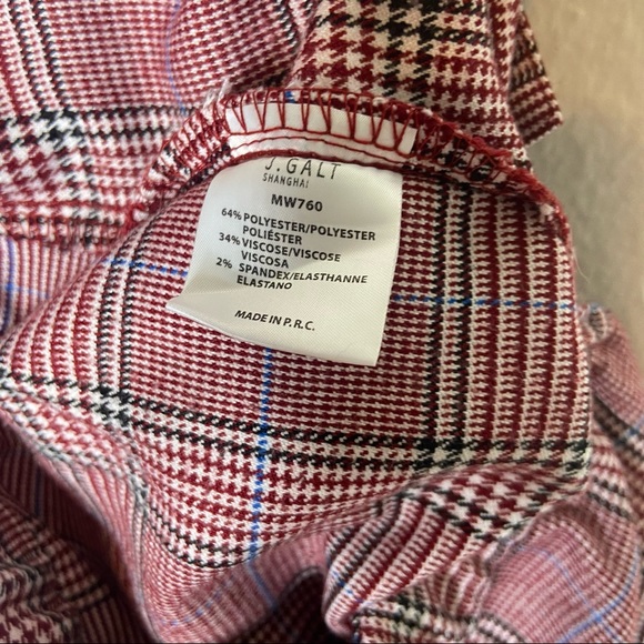 John Galt Brandy Melville Plaid High Waist Trouser Pants - Picture 6 of 6